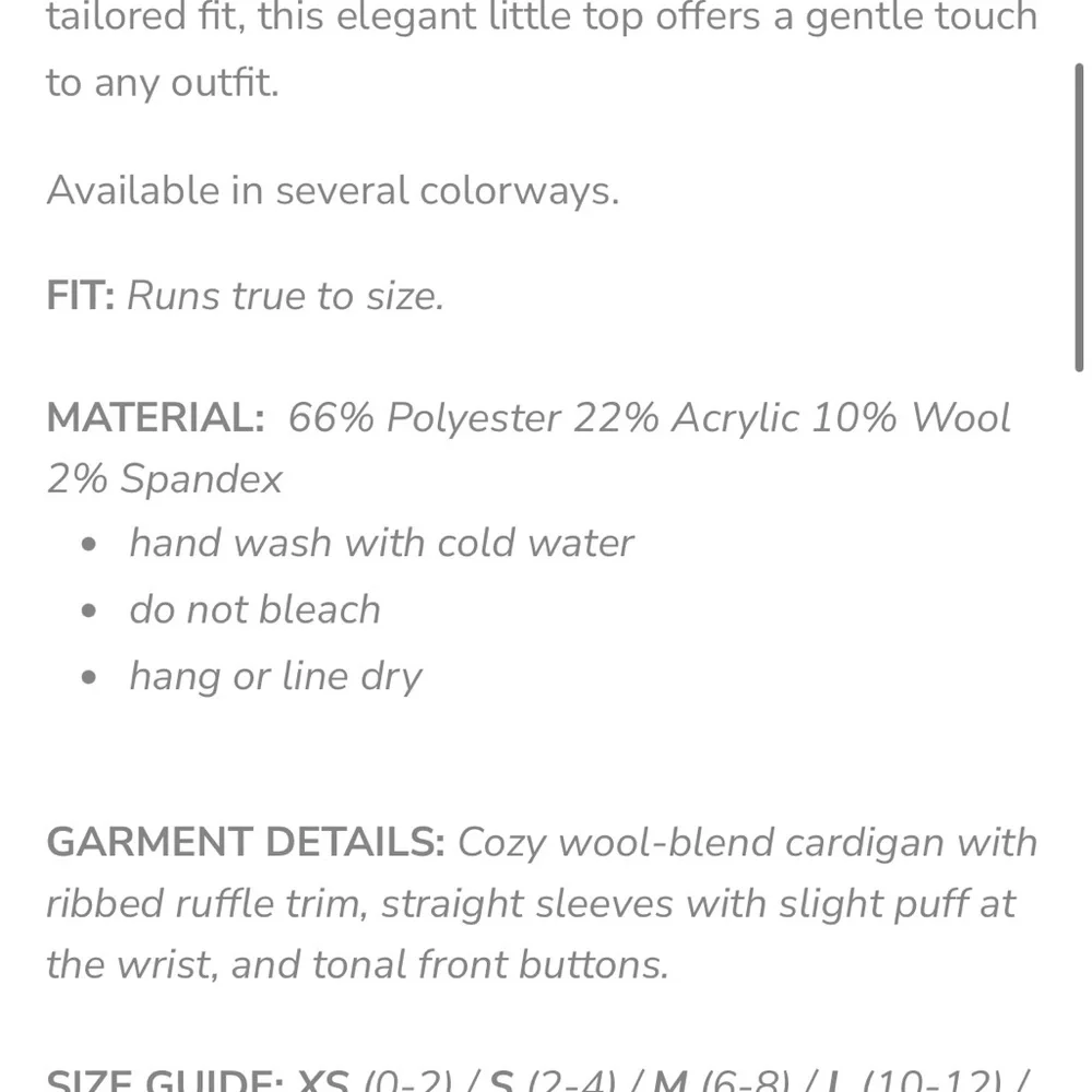 Elegant Brown Ruffle Cardigan - Picture 5 of 6